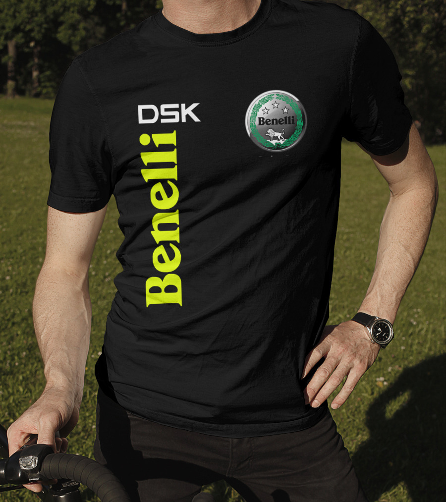 Benelli Dsk Logo With Emblem And Stars T-Shirt