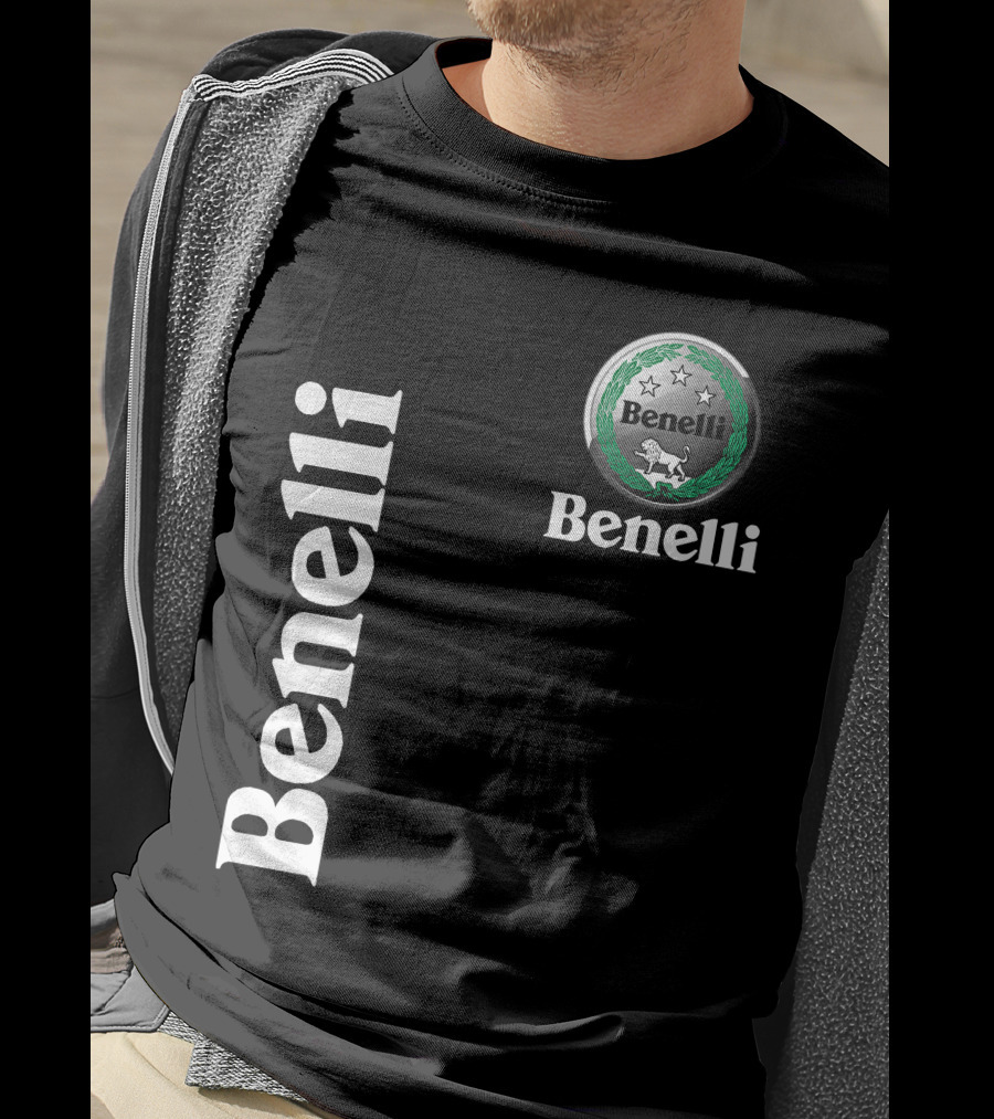 Benelli Logo With Stars Lion T-Shirt
