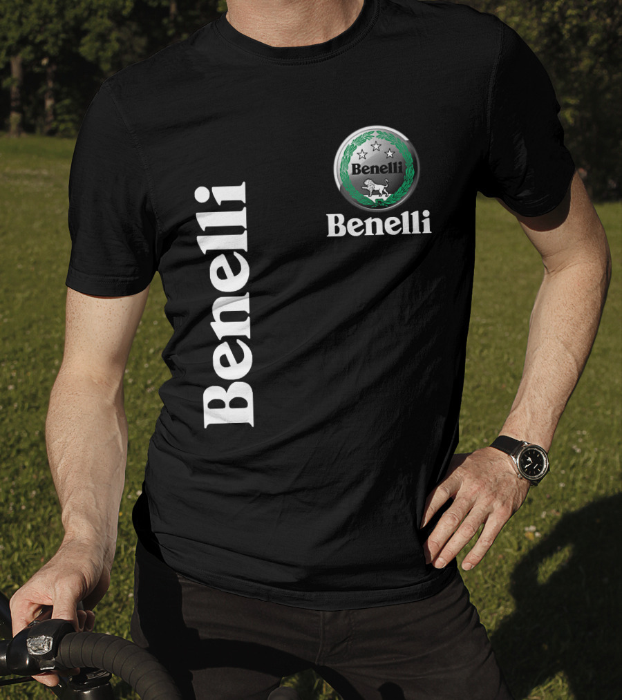 Benelli Logo With Stars Lion T-Shirt
