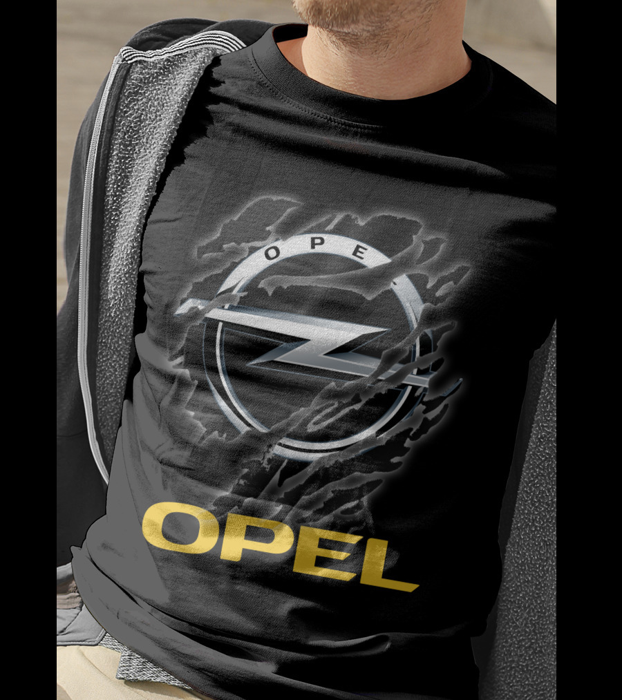 Opel 04 Logo With Claw Marks And Silver Z Symbol T-Shirt