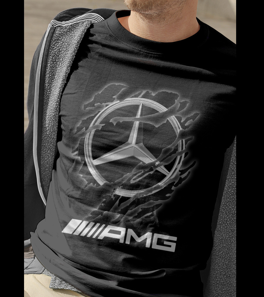 Mercedes Amg Logo With Claw Marks T-Shirt