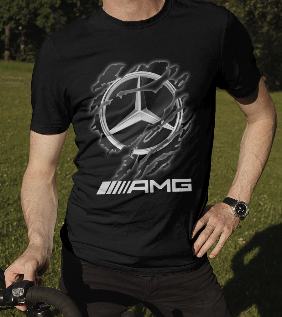 Mercedes Amg Logo With Claw Marks T-Shirt