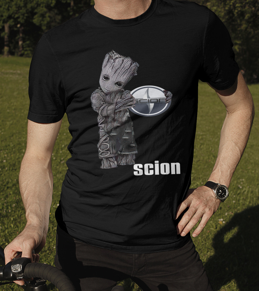 Scion Groot 01 Car Emblem Fusion T-Shirt