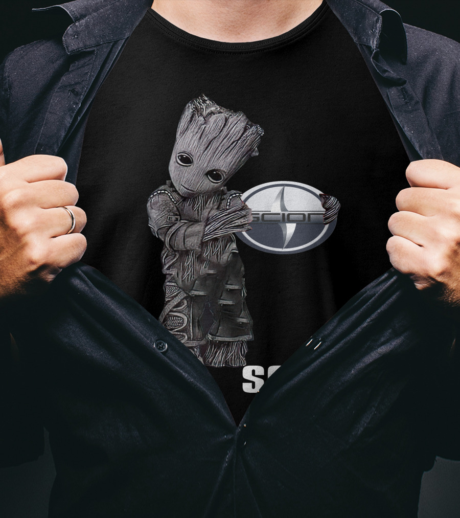 Scion Groot 01 Car Emblem Fusion T-Shirt