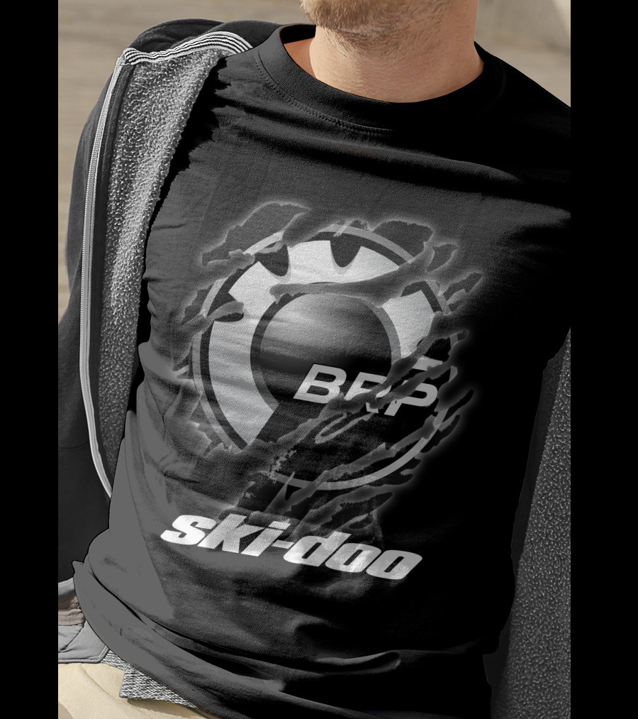 Brp Ski-Doo Claw Scratch Logo T-Shirt