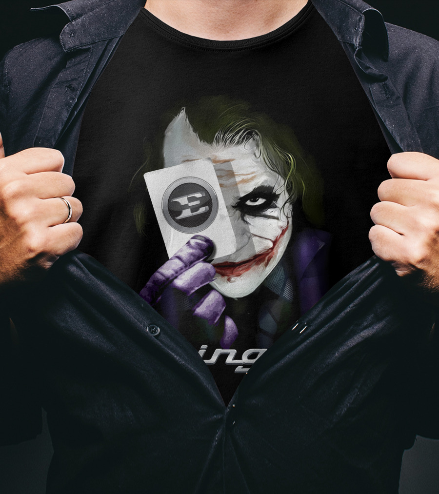 Stinger Joker Playing Card Face T-Shirt