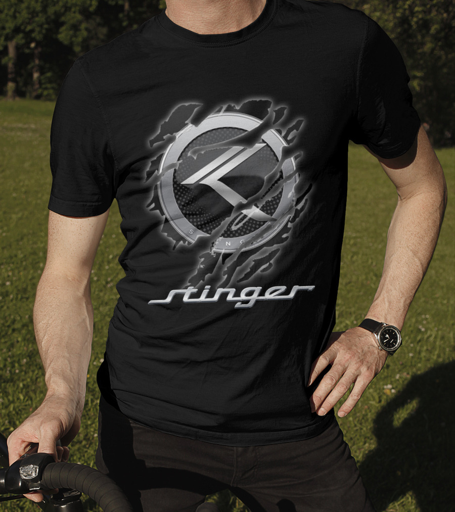 Stinger 08 Kia Logo Emblem Claw Mark Style T-Shirt