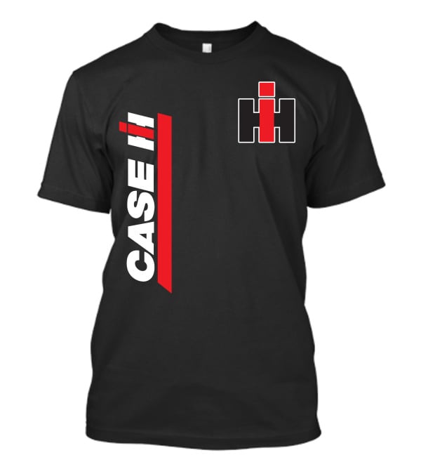 Case Ih Tractor Logo Black And Red T-Shirt