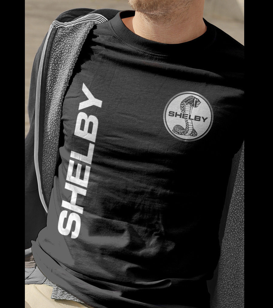 Shelby Cobra Logo Vertical T-Shirt