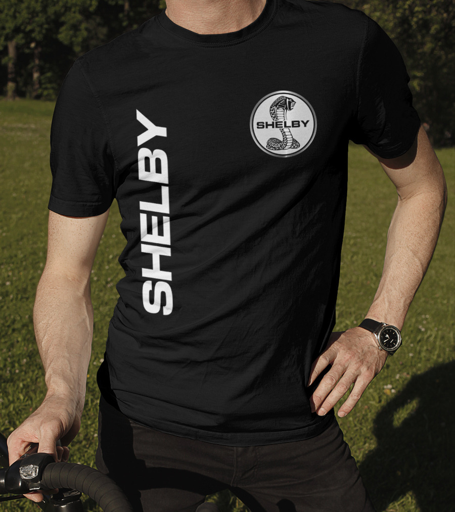 Shelby Cobra Logo Vertical T-Shirt