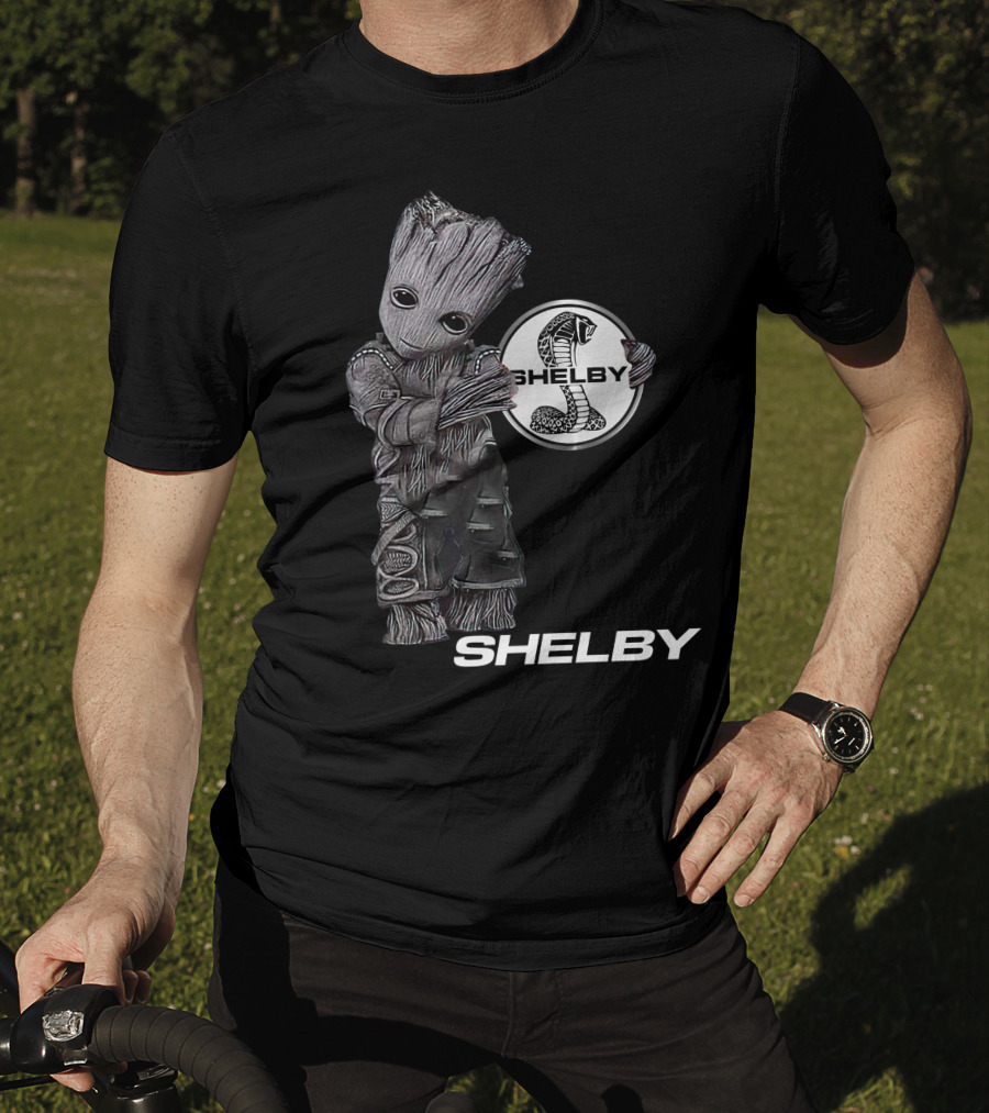 Shelby Cobra Groot Guardians Of The Galaxy Crossover T-Shirt