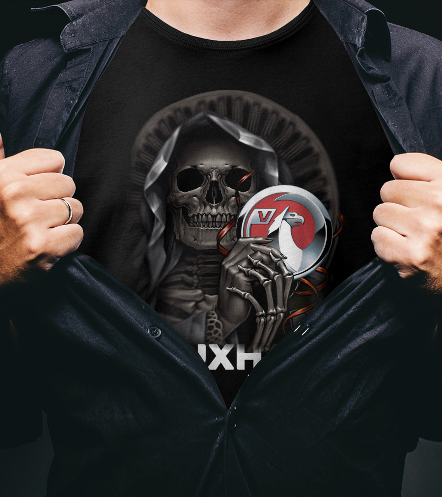 Vauxhall Grim Reaper Holding Badge T-Shirt