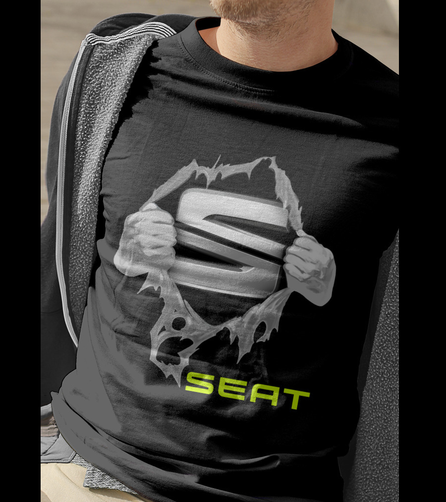 Seat 07 Ripped Logo Hands T-Shirt