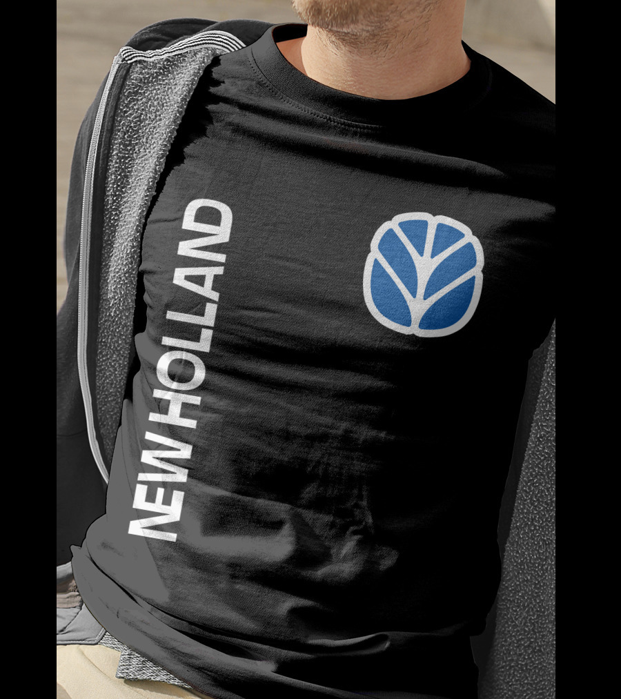 New Holland 12 Logo Blue T-Shirt