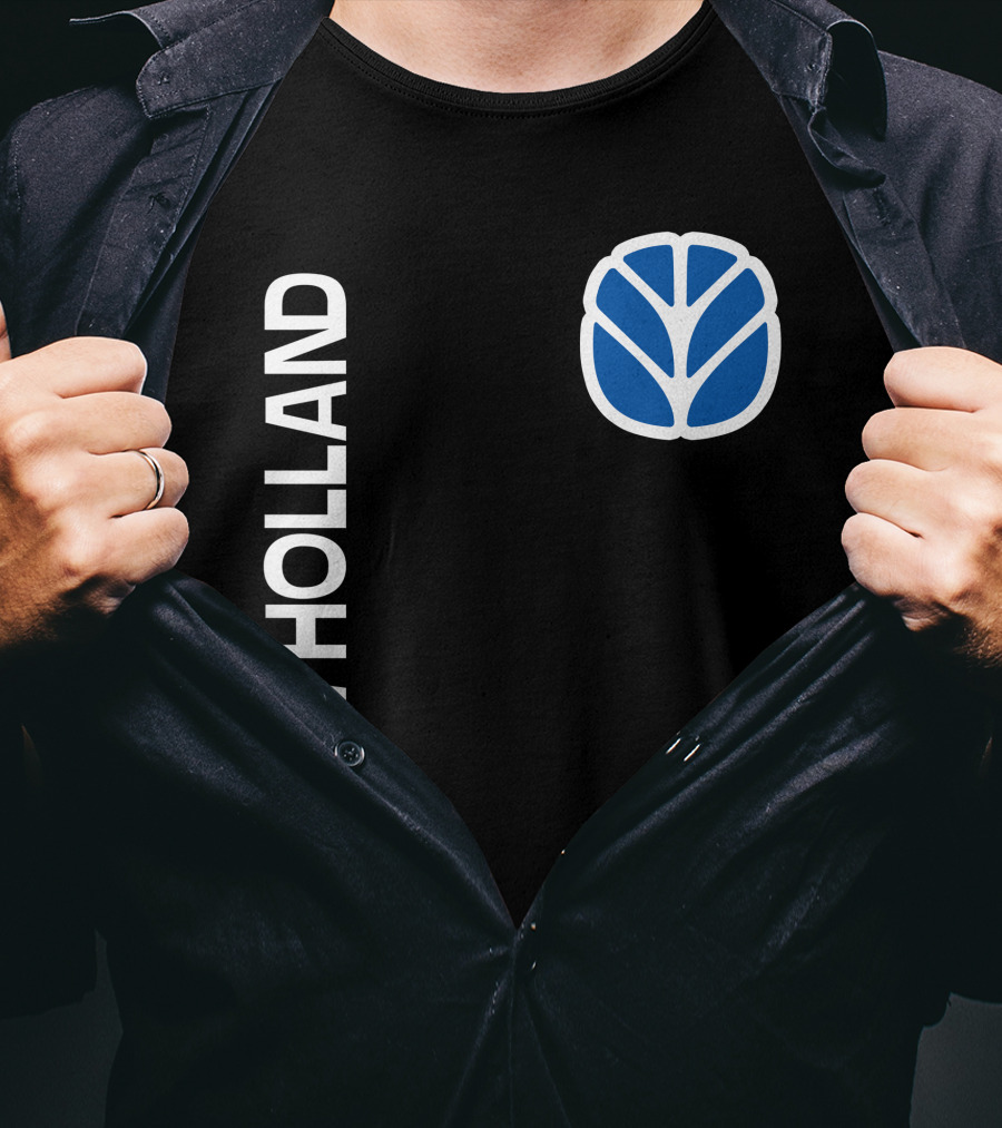 New Holland 12 Logo Blue T-Shirt
