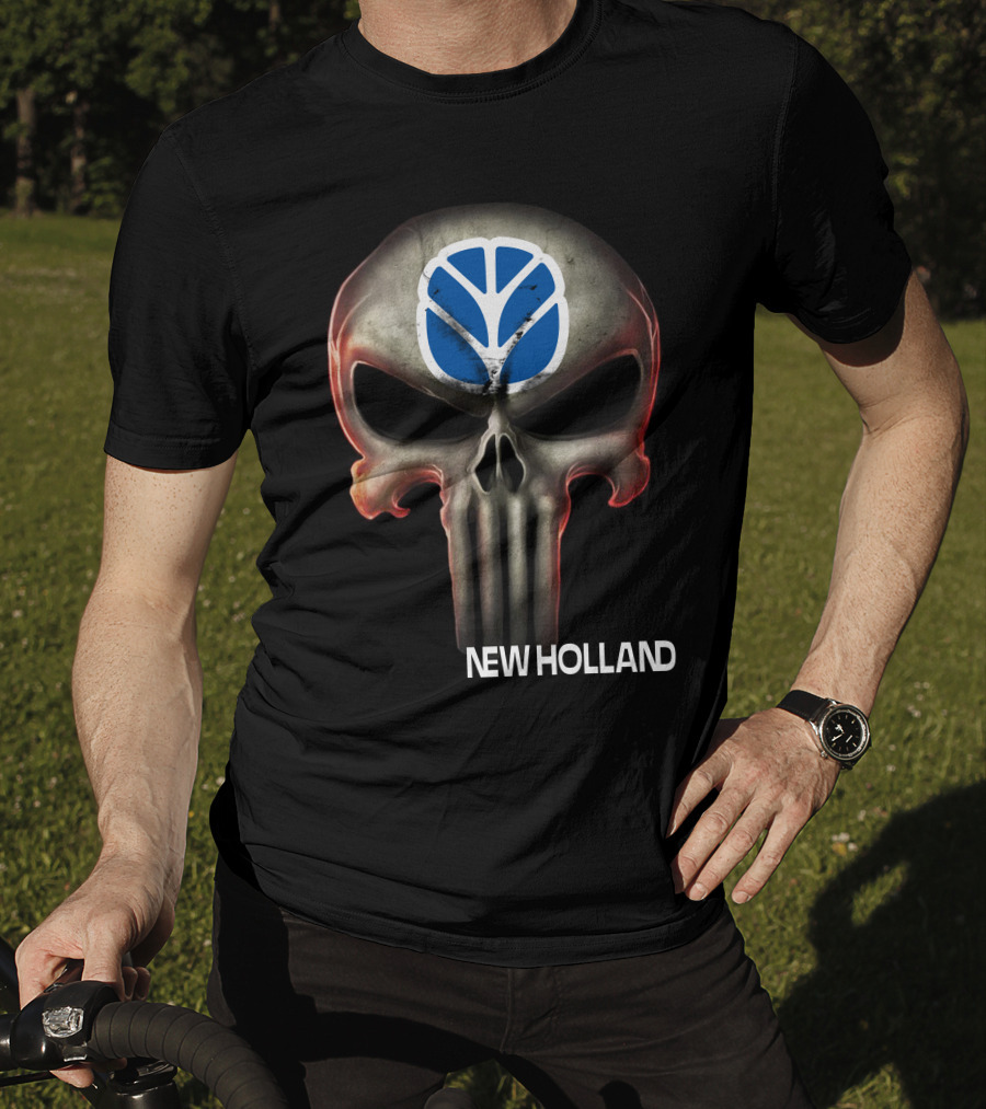 New Holland Punisher Skull T-Shirt