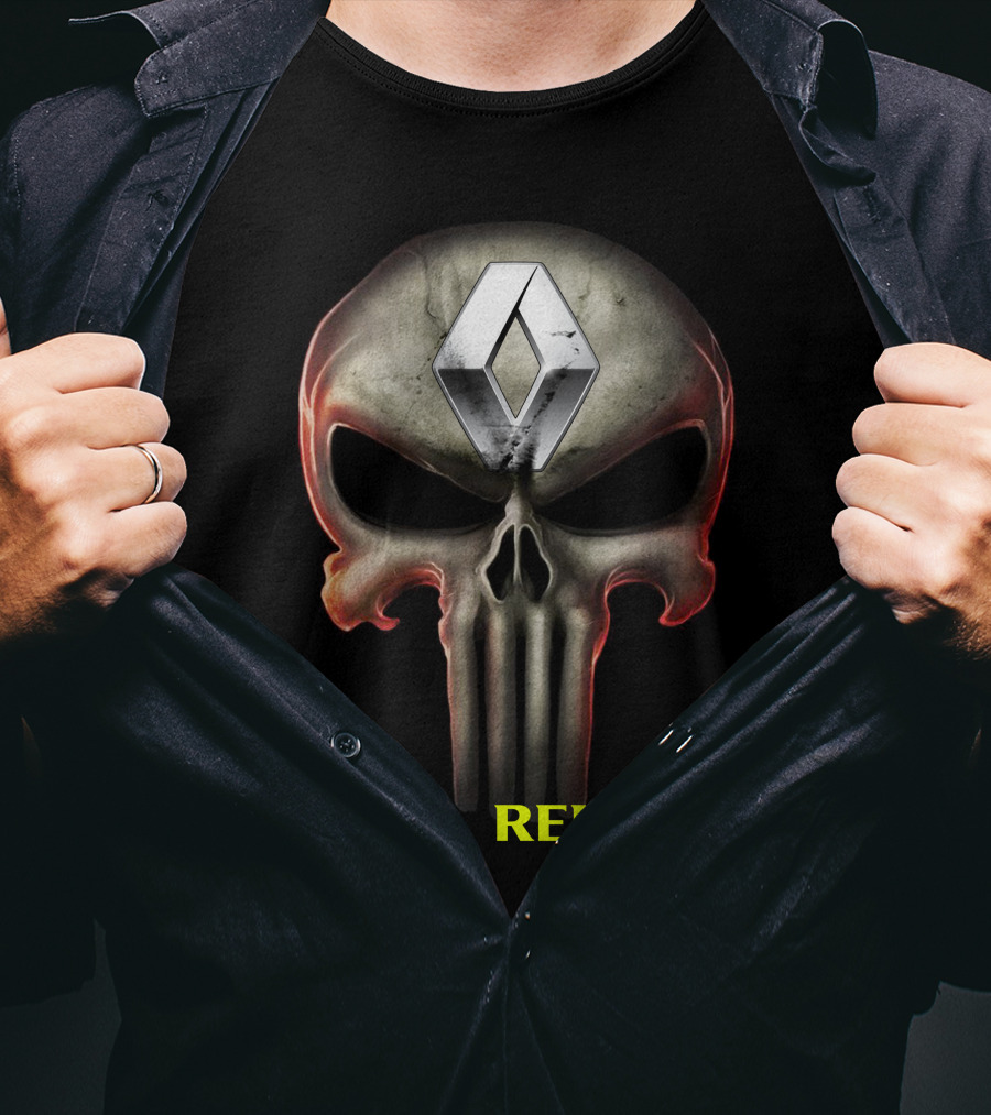 Renault Punisher Skull T-Shirt