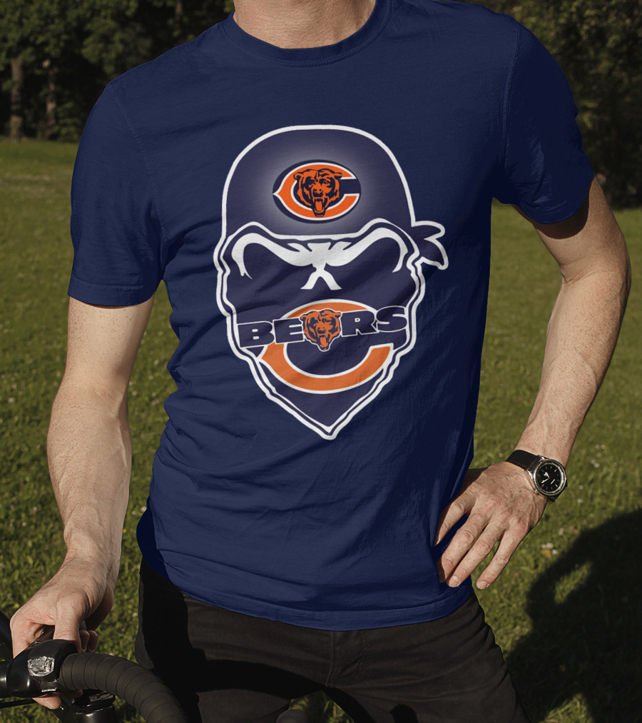 Chicago Bears Pirate Logo Bears T-Shirt
