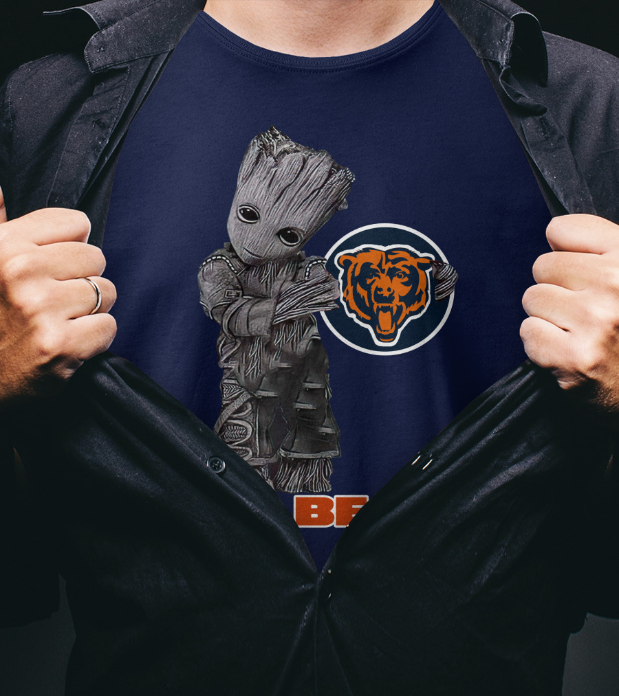 Groot Chicago Bears Fan T-Shirt