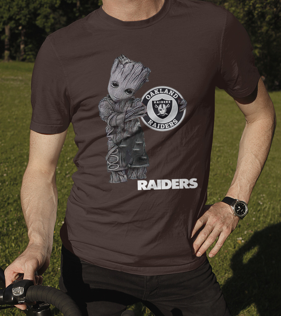 Oakland Raiders Groot Holding T-Shirt