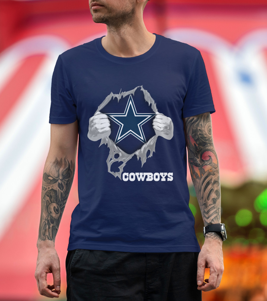 Cowboys 07 Star Logo Burst T-Shirt