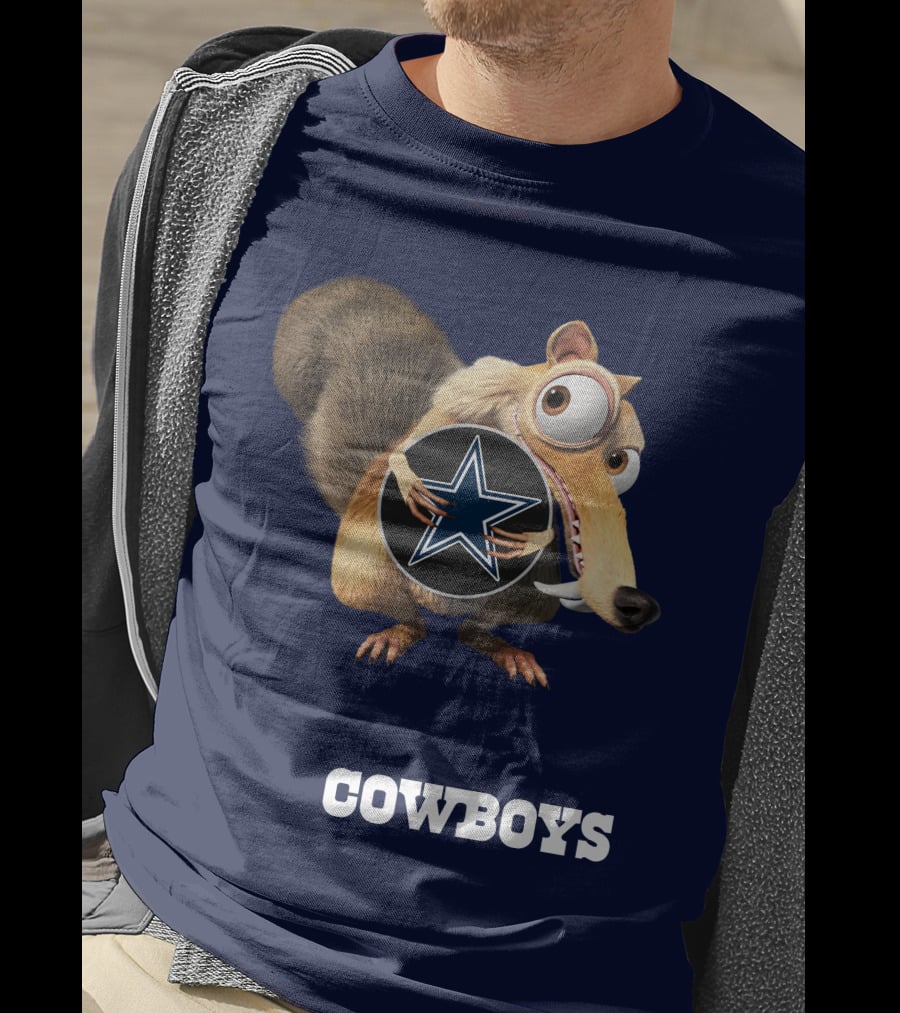 Cowboys Scrat Holding Star T-Shirt
