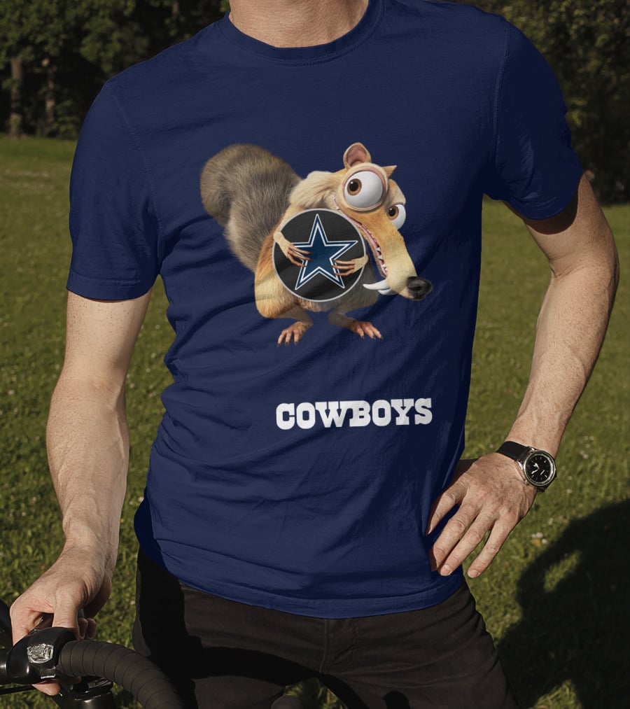 Cowboys Scrat Holding Star T-Shirt