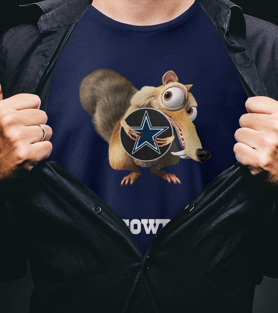 Cowboys Scrat Holding Star T-Shirt