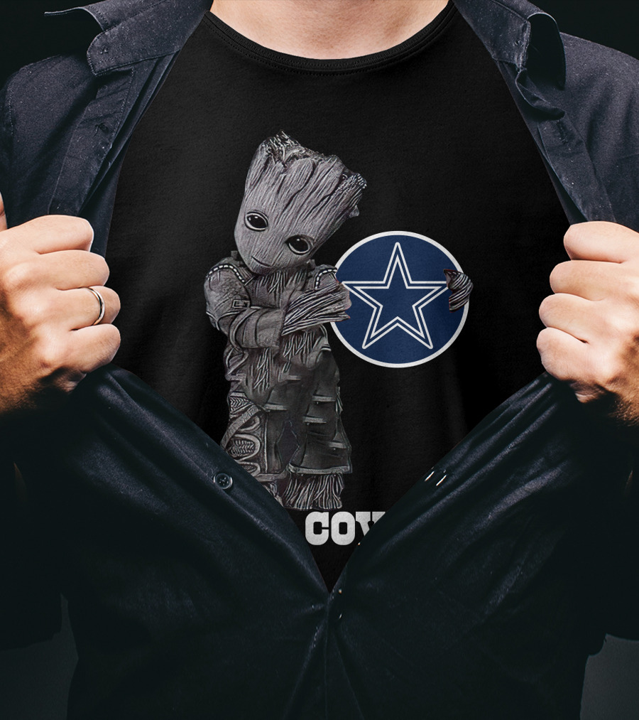 Cowboys Groot Holding Dallas Star T-Shirt