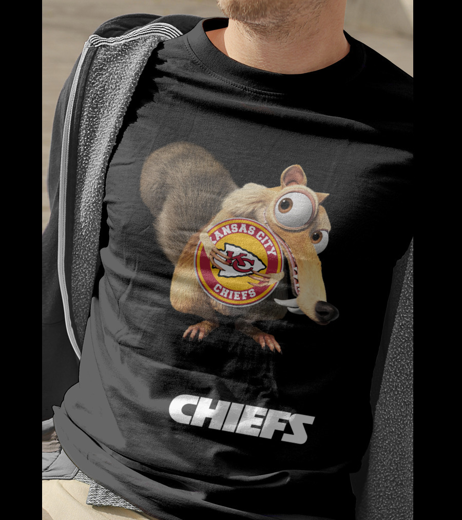 Kansas City Chiefs Mascot Logo With Character Chiefs T-Shirt