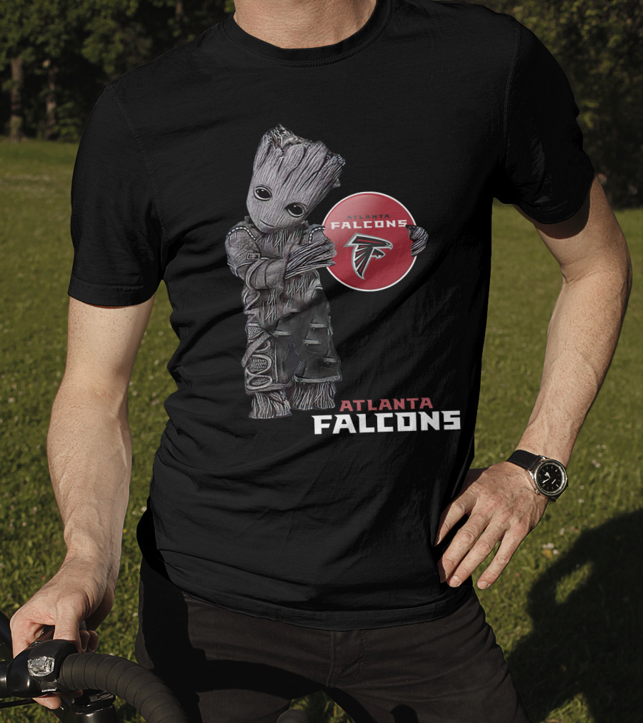 Atlanta Falcons Guardians Groot Crossover T-Shirt