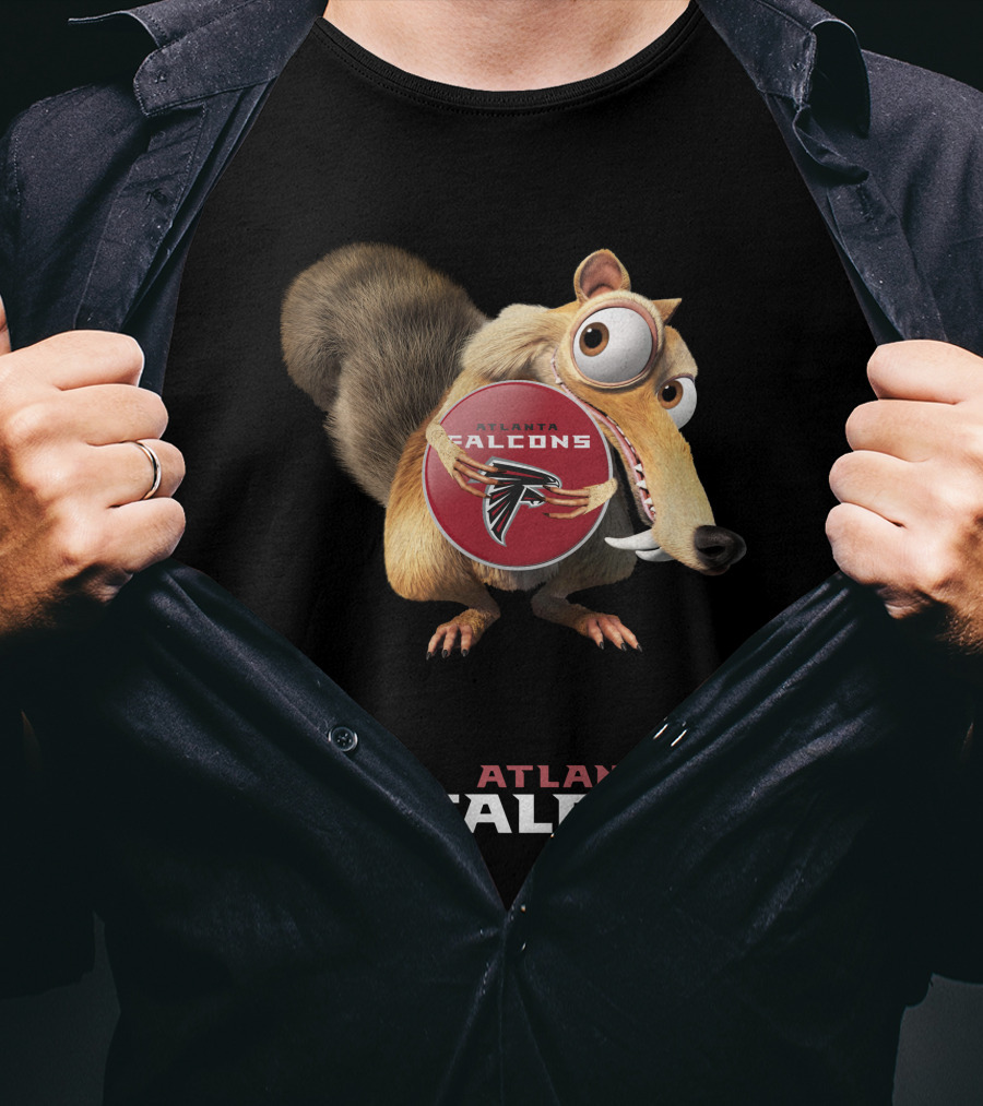 Atlanta Falcons Ice Age Crossover Scrat T-Shirt