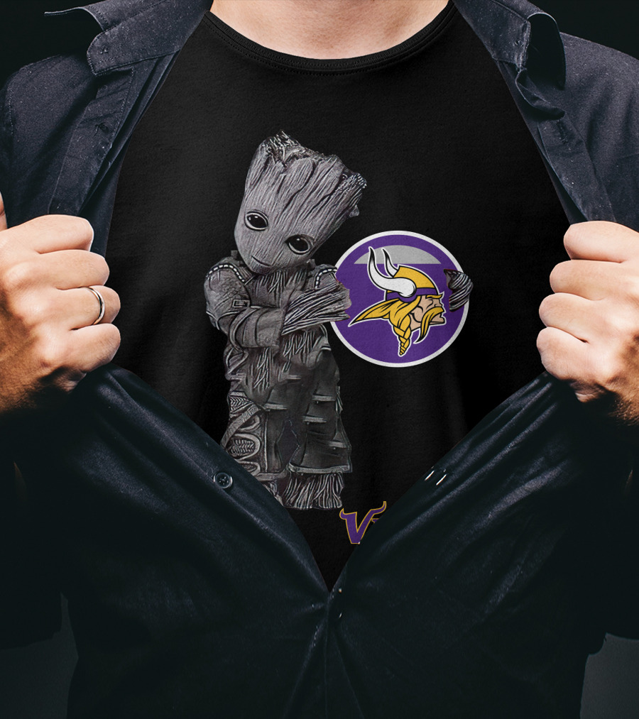 Vikings Nfl Groot Crossover T-Shirt