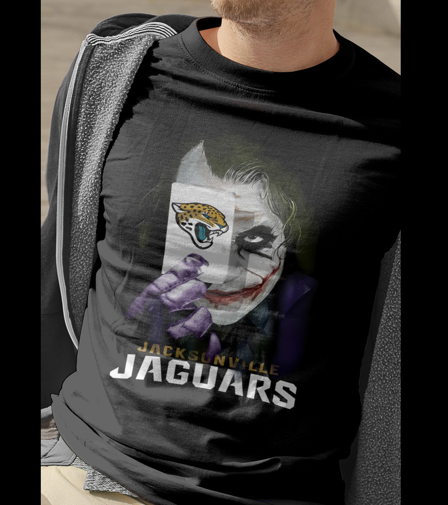 Jacksonville Jaguars Joker Playing Card Face Paint T-Shirt