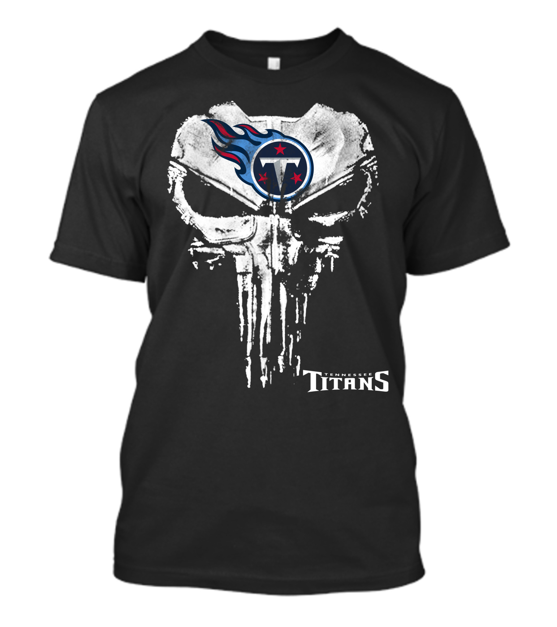 Tennessee Titans Punisher Skull T-Shirt