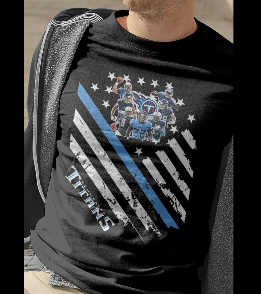 Titans 06 Nfl Team Stars And Stripes T-Shirt