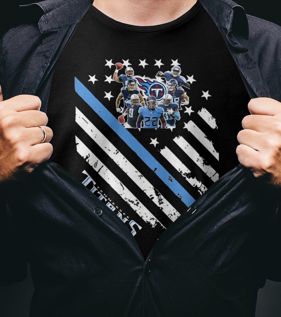 Titans 06 Nfl Team Stars And Stripes T-Shirt
