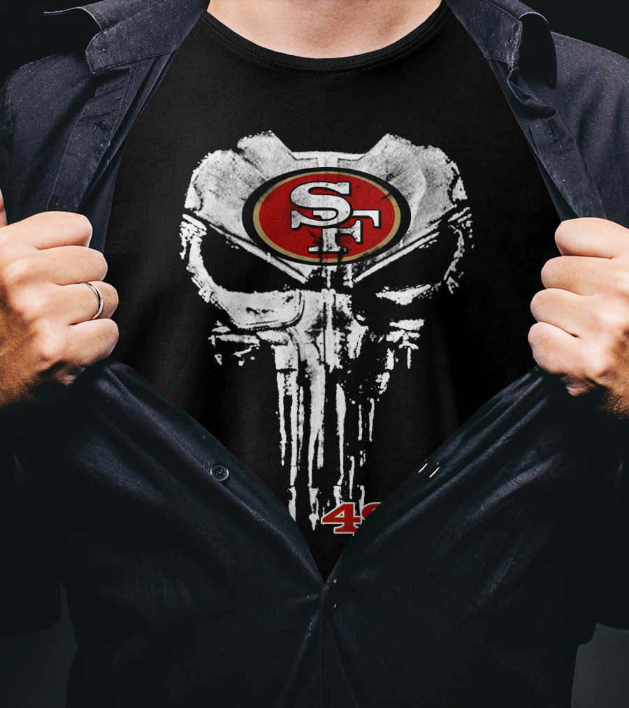 49ers Sf Punisher Logo T-Shirt