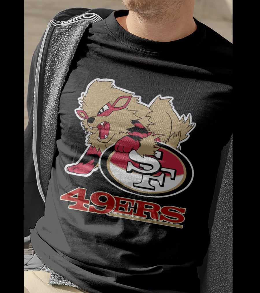 49ers Sf Logo Arcanine Fusion T-Shirt