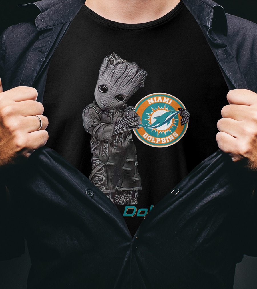Miami Dolphins Groot Fan T-Shirt