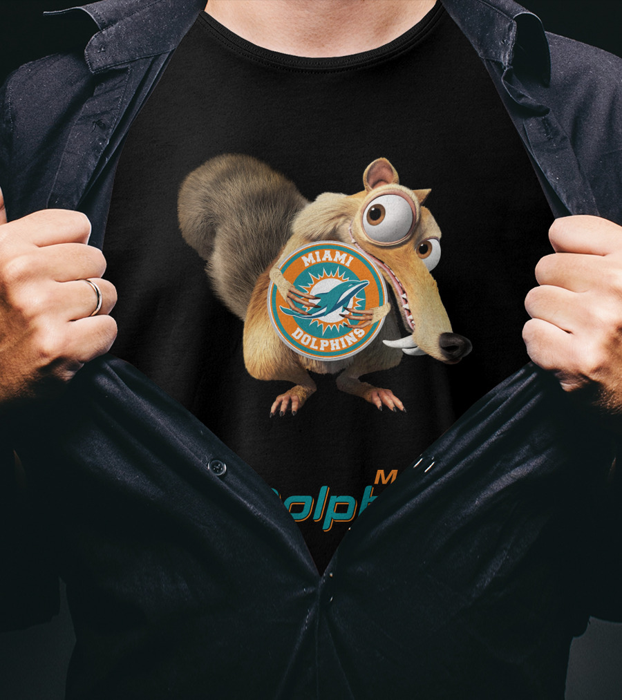 Miami Dolphins Scrat T-Shirt
