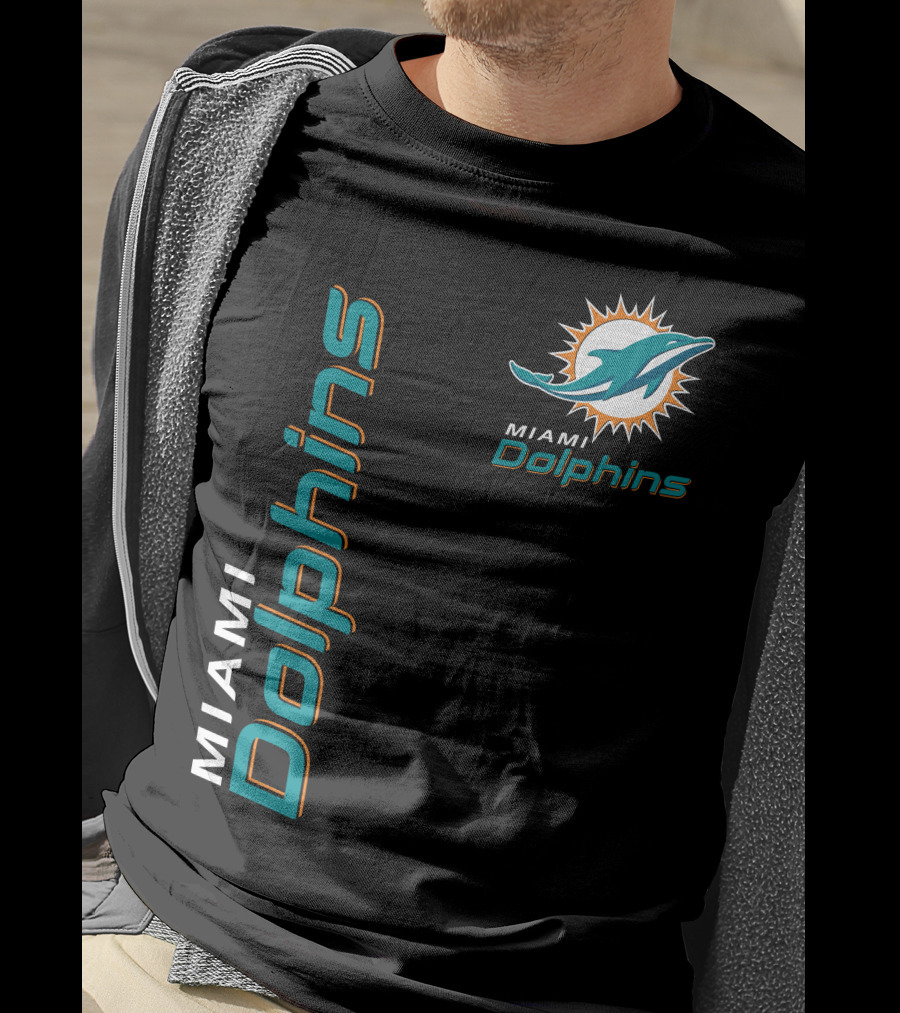 Miami Dolphins 10 Football Team T-Shirt