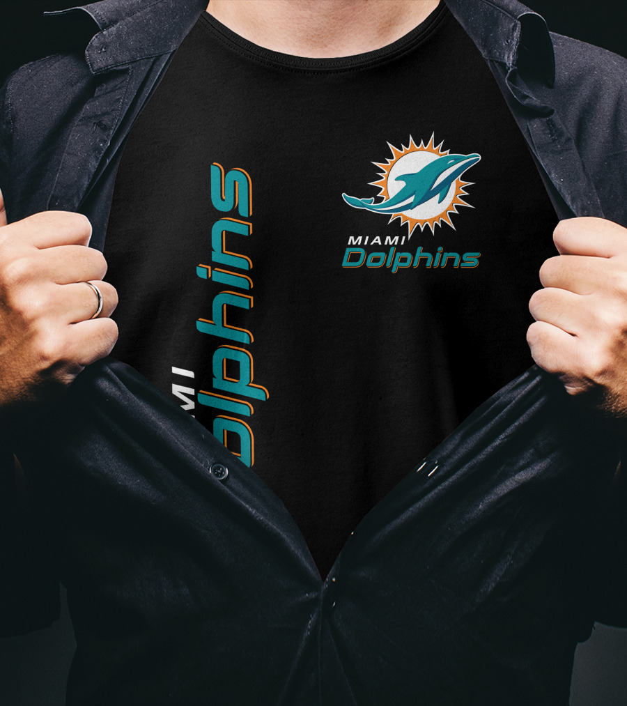 Miami Dolphins 10 Football Team T-Shirt