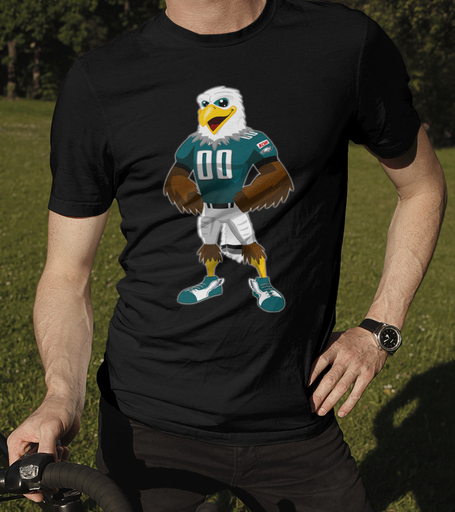 Eagles 12 Football Mascot 00 Green Jersey T-Shirt