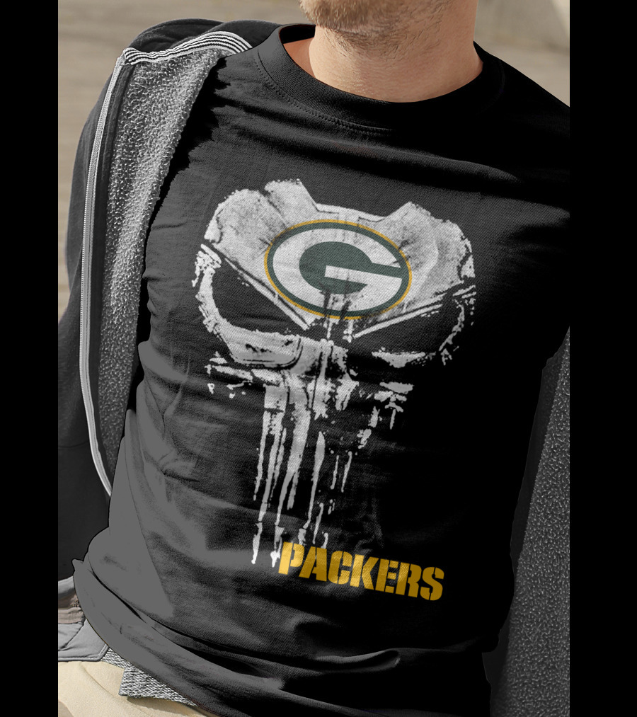 Packers G Logo Skull T-Shirt