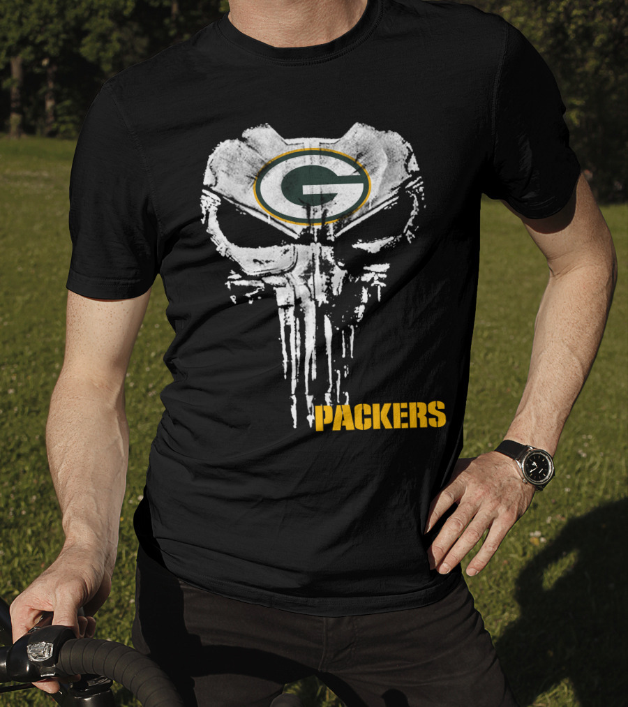 Packers G Logo Skull T-Shirt