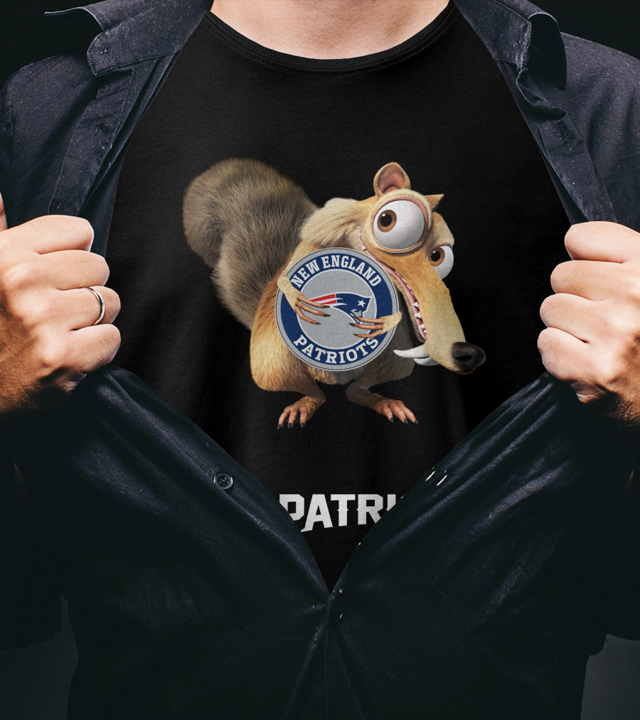 New England Patriots Scrat Fan Enthusiast T-Shirt