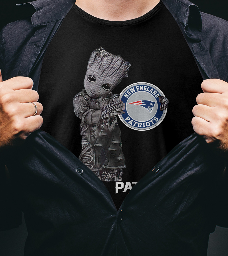 New England Patriots Groot Fan Art T-Shirt