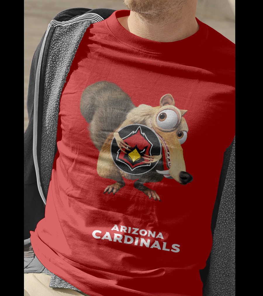 Arizona Cardinals Scrat Ice Age Collaboration T-Shirt