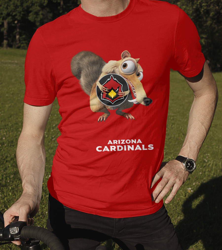 Arizona Cardinals Scrat Ice Age Collaboration T-Shirt